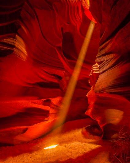 Shaft of Light in Canyon