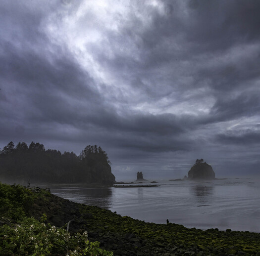 Seascape with Clouds