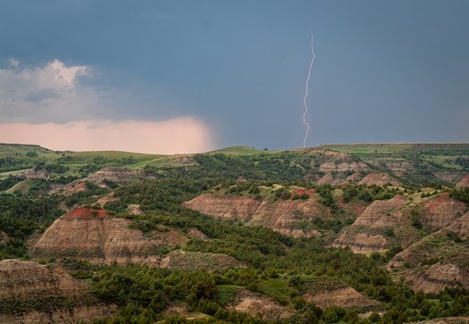 Lightening Striking in the Distance