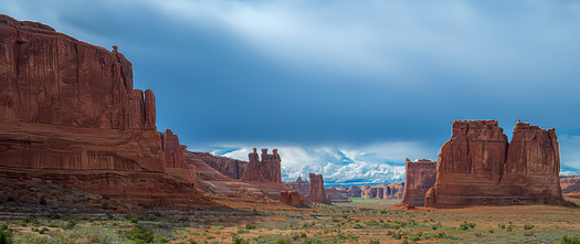 Red sandstone formations