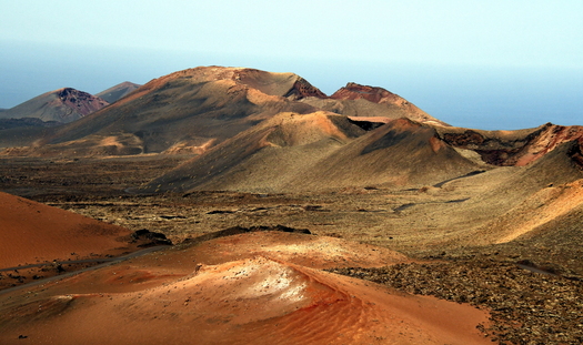 hilly countryside
